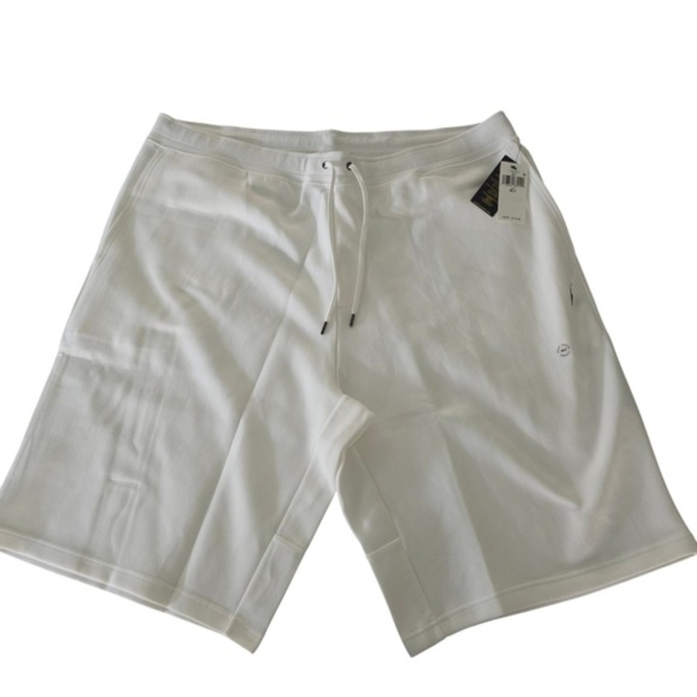 Polo Ralph Lauren Mens Shorts White Double Knit Drawstring 13" Big & Tall 3LT